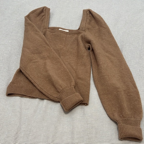 Square Neck Sweater - Picture 3 of 5